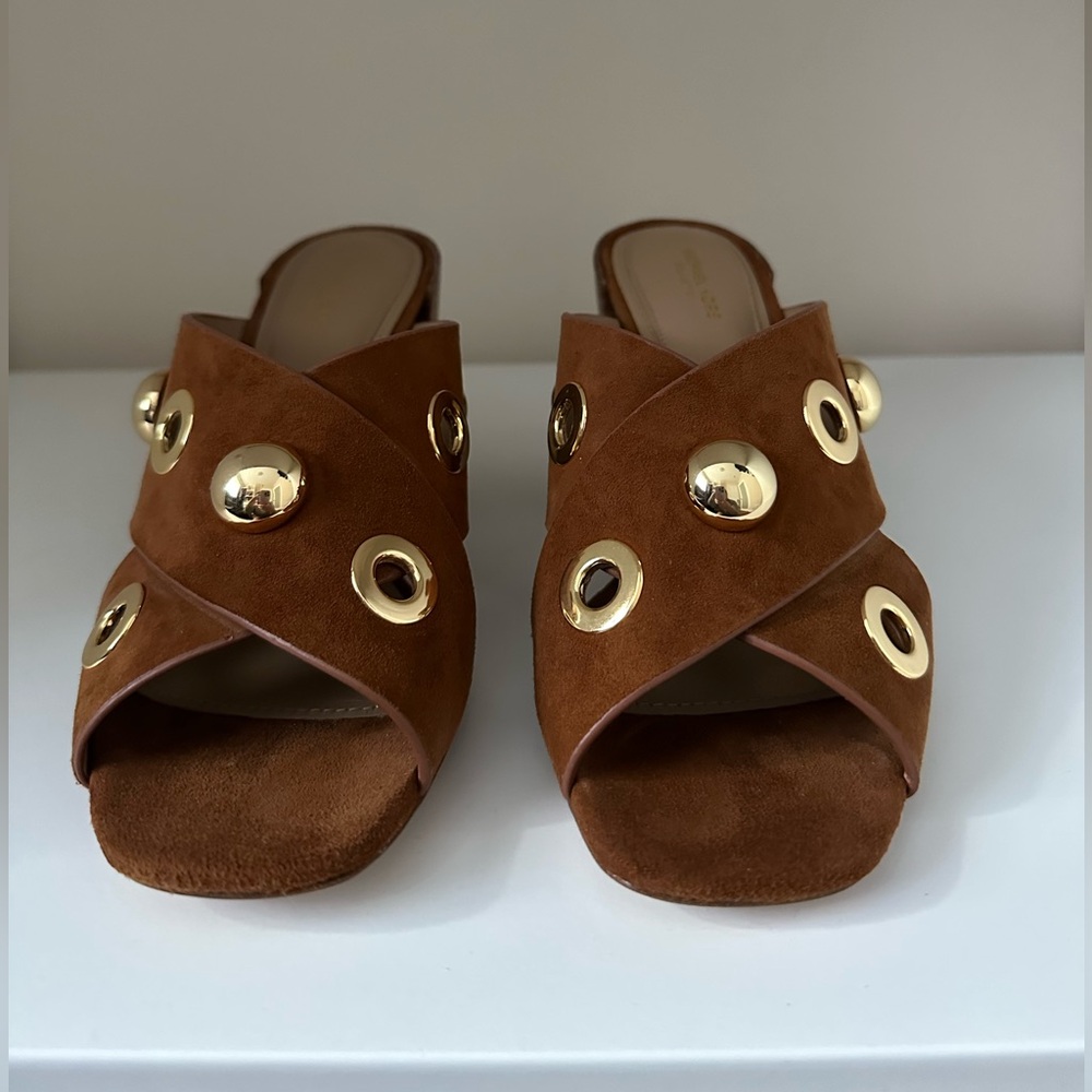 Michael Kors Collection Brianna Suede Mule - Picture 3 of 9